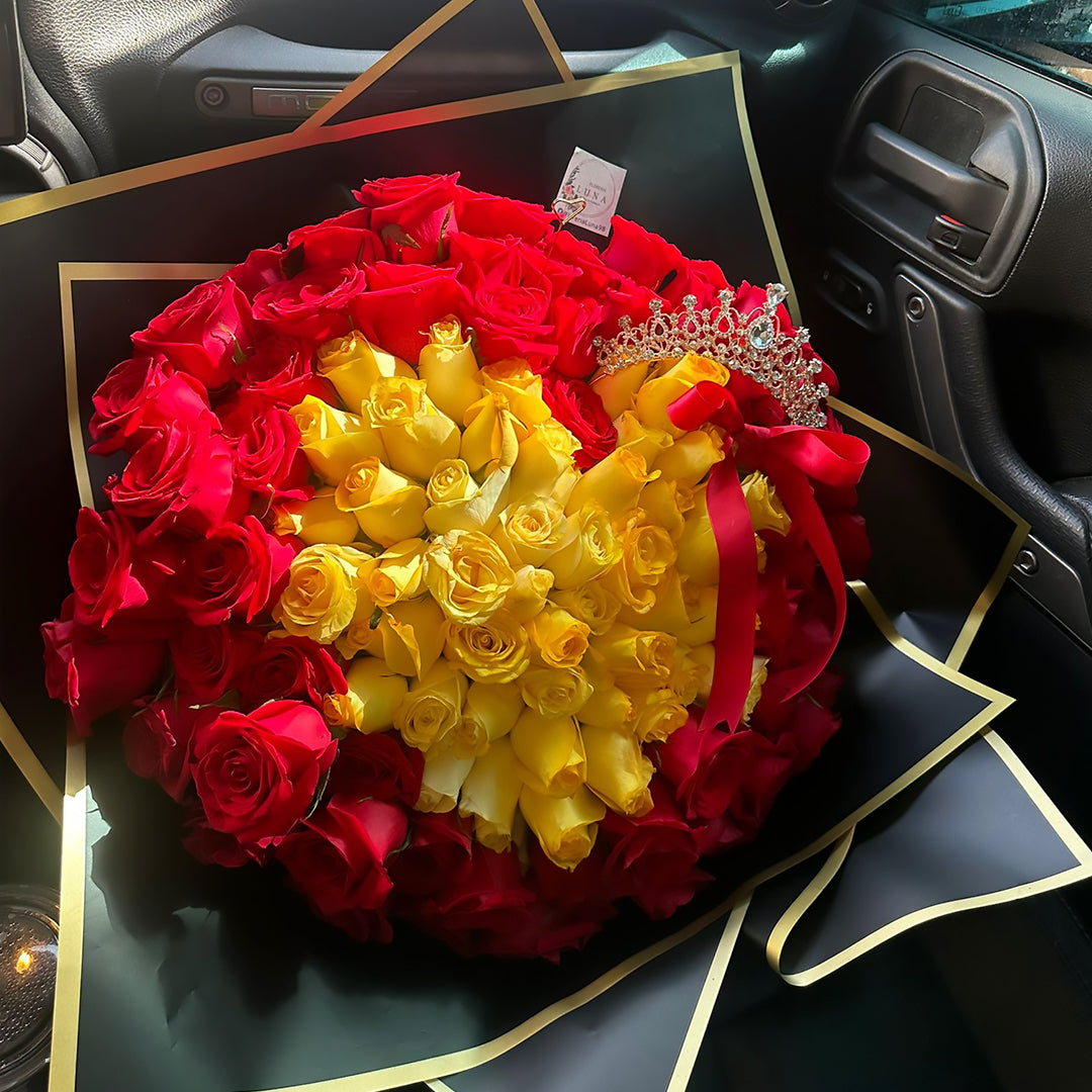 BOUQUET 100 ROSES