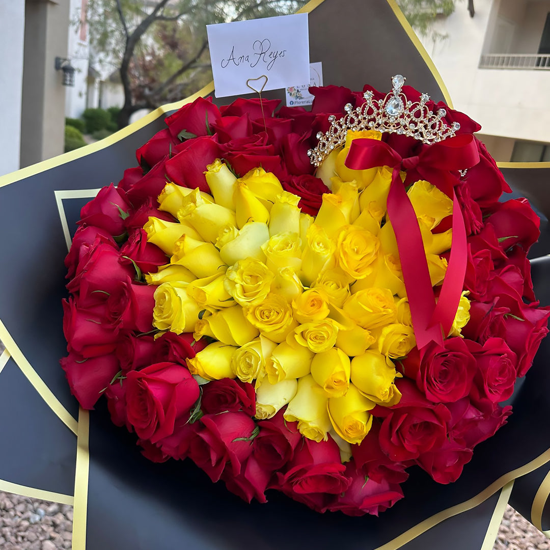 BOUQUET 100 ROSES