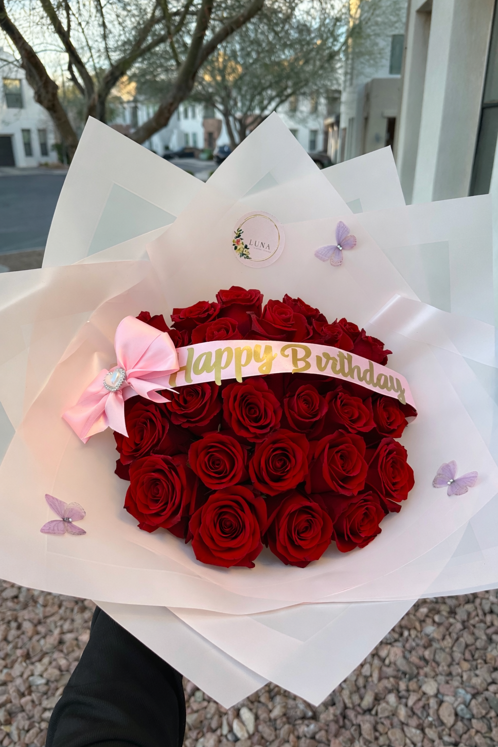 24 roses birthday bouquet
