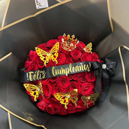 Feliz Cumpleaños: Ramo de 36 Rosas