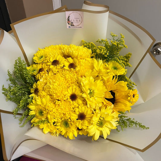 Ramo con Flores Amarillas Mixto