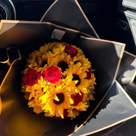 Ramo de Girasoles y Rosas