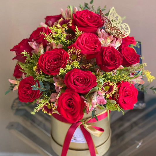 Caja de Rosas Primaveral
