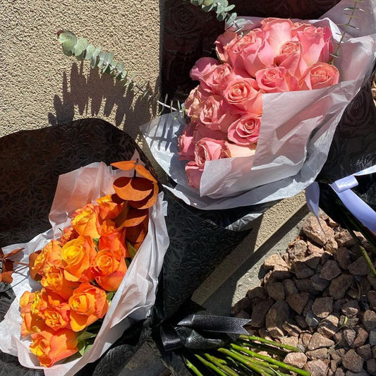 Ramo de 24 Rosas en Colores Pasteles
