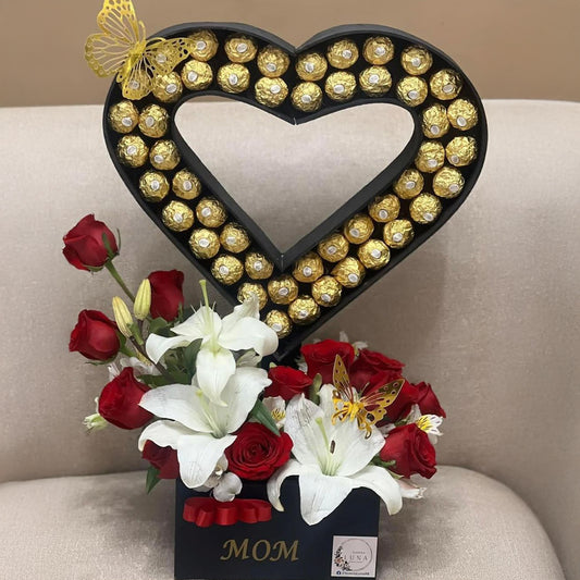 Caja de Corazón 3D Primaveral